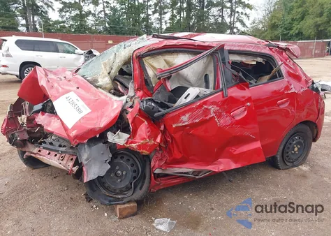 2017 Mitsubishi Mirage Es z USA, uszkodzony, nr VIN ML32A3HJ0HH009351